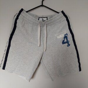 Vintage ABERCROMBIE  Grey Sweat shorts Waistband and Drawstring Youth Boy XL